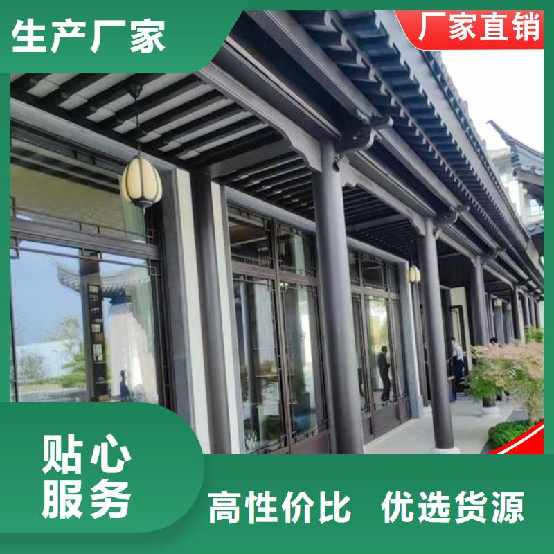 铝代木古建立柱用料上乘