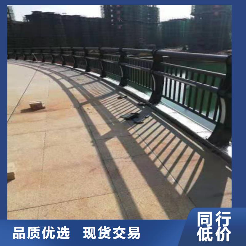 不锈钢桥梁防撞护栏河道景观灯光护栏,不锈钢复合管多家仓库发货