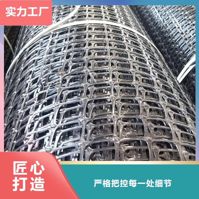 【双向塑料土工格栅】HDPE土工膜厂家现货供应