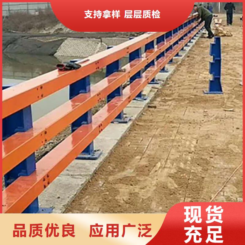 道路护栏_镀锌喷塑防撞栏工程施工案例