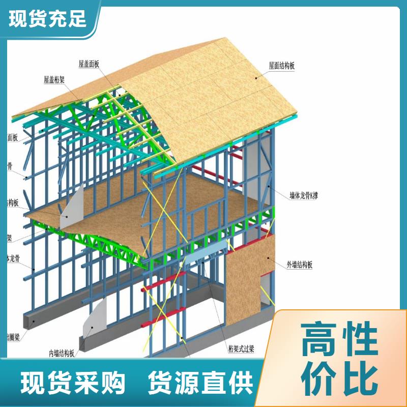 现代风格轻钢别墅【轻钢别墅】品质保证