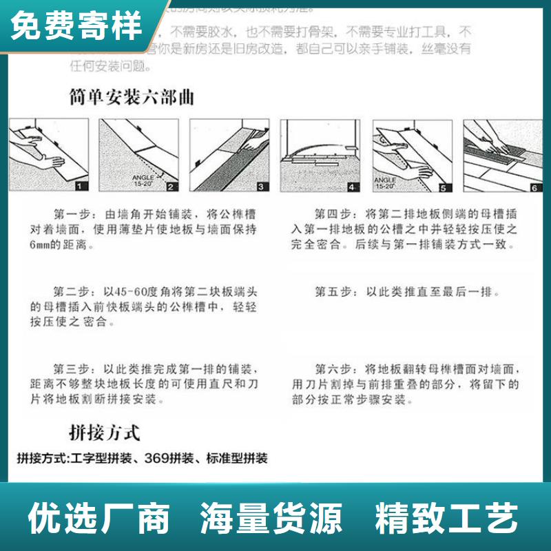 5毫米厚石塑地板实地厂家