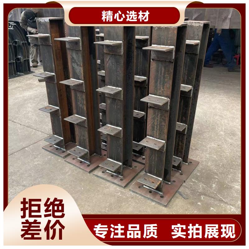 防撞橋梁護(hù)欄鋼板立柱顏色尺寸款式定制