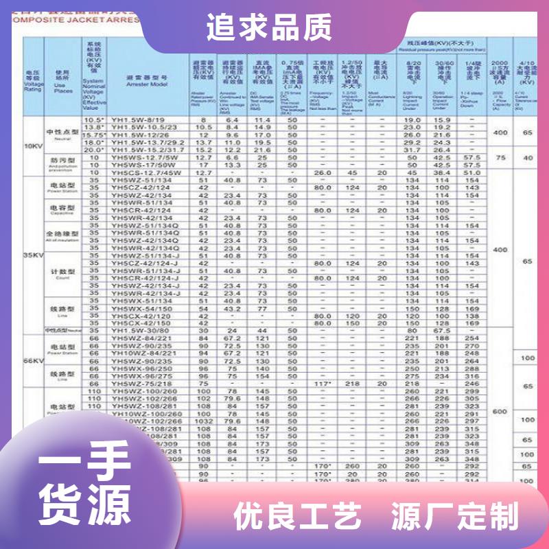 跌落式避雷器HY5WS-17/50DL-TB