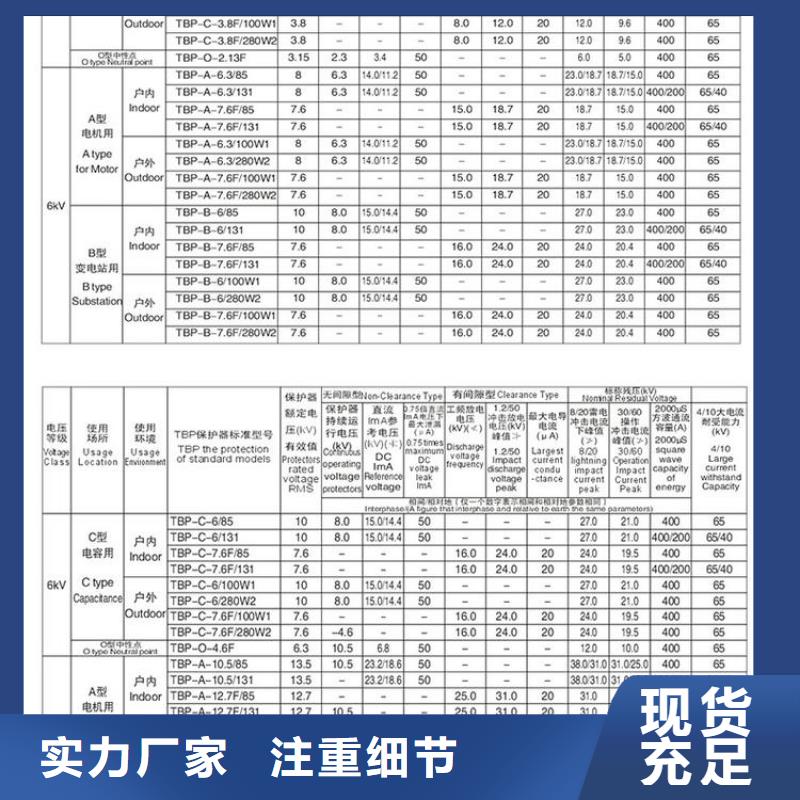 【羿振电力牌】过电压保护器TBP-A-7.6/131-J