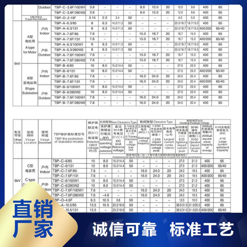 过电压保护器(组合式避雷器)高压组合式避雷器BWKP-C-7.6/131-J