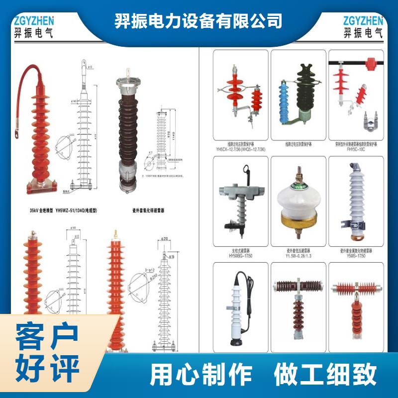 柳市厂家供应跌落式避雷器HY5WS-17/50-DL】