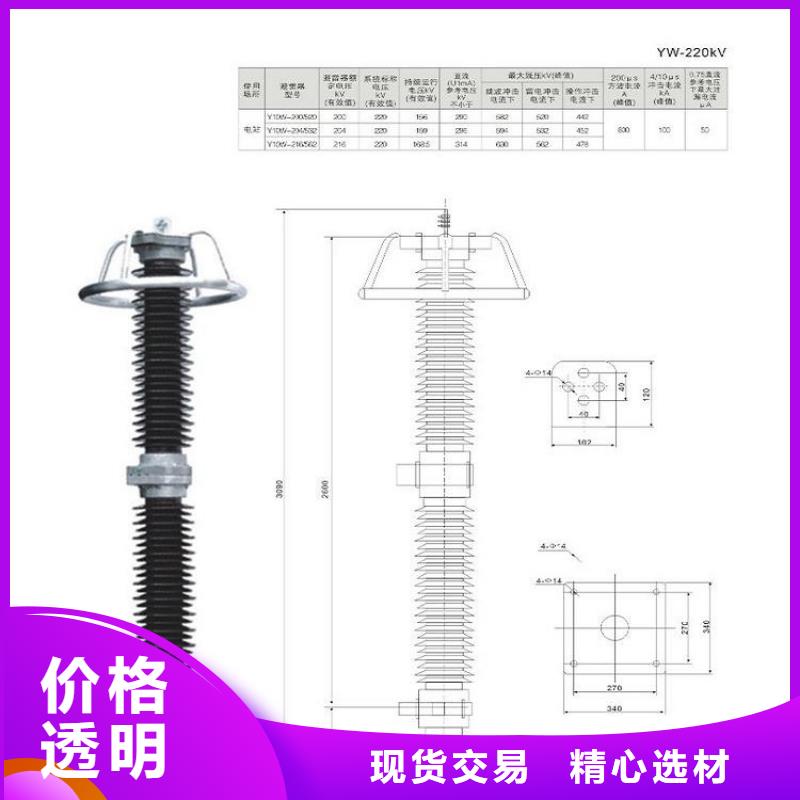 金属氧化物避雷器Y10W5-102/266W