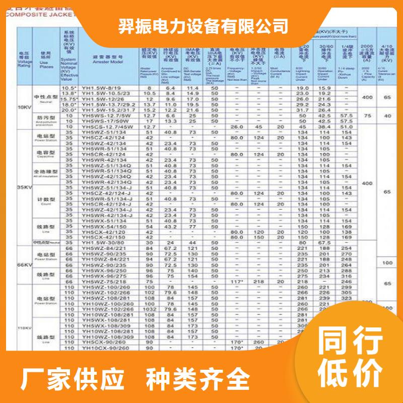 避雷器Y5CS-7.6/27【羿振电力设备】