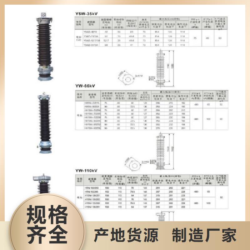 氧化锌避雷器Y5W1-96/328GW厂家报价