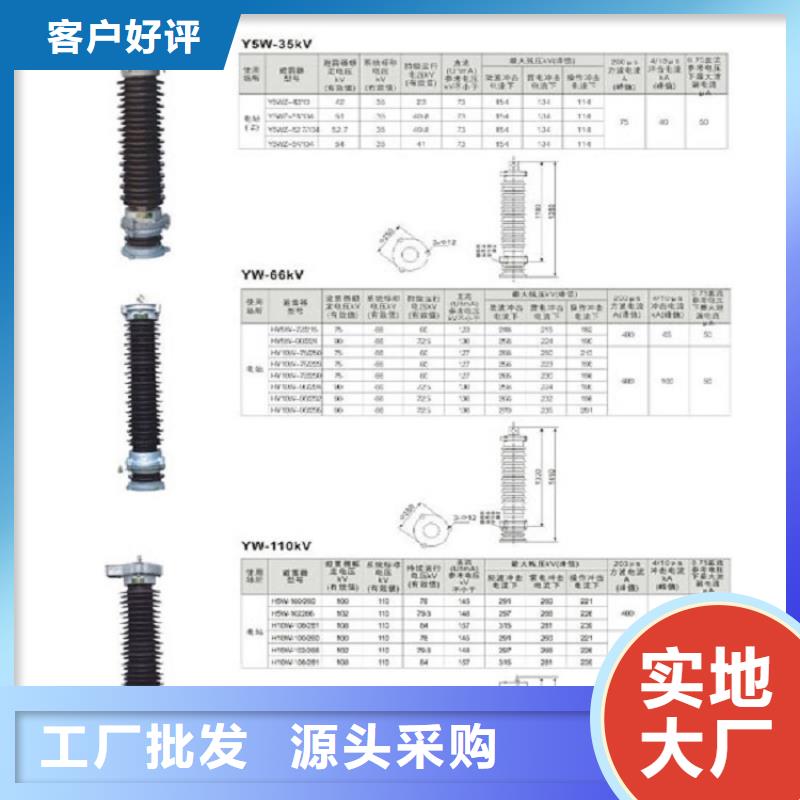 氧化锌避雷器HY10WZ-51/134厂家现货