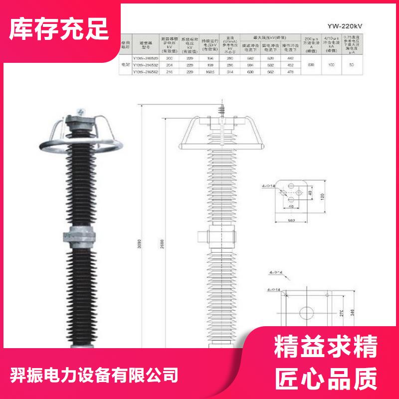 儋州市避雷器Y5W1-200/520W【羿振电力设备】