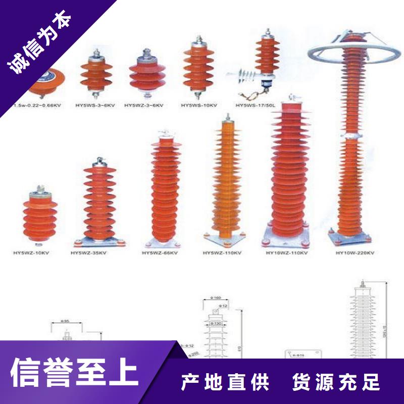 _复合绝缘氧化锌避雷器HY10WZ-51/134【羿振电力设备】