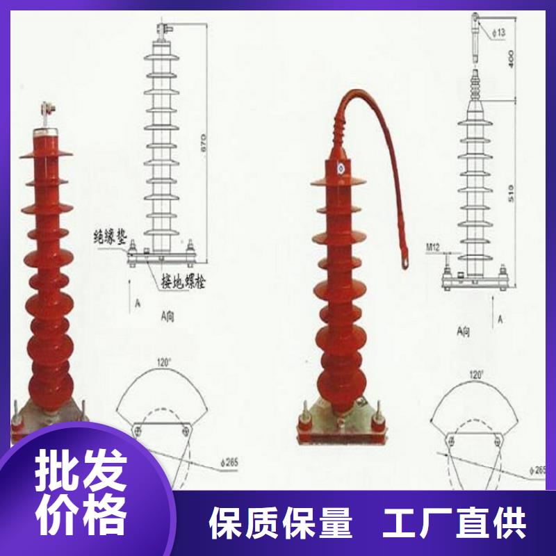 柳市厂家供应氧化锌避雷器YHSWZ-17/45】