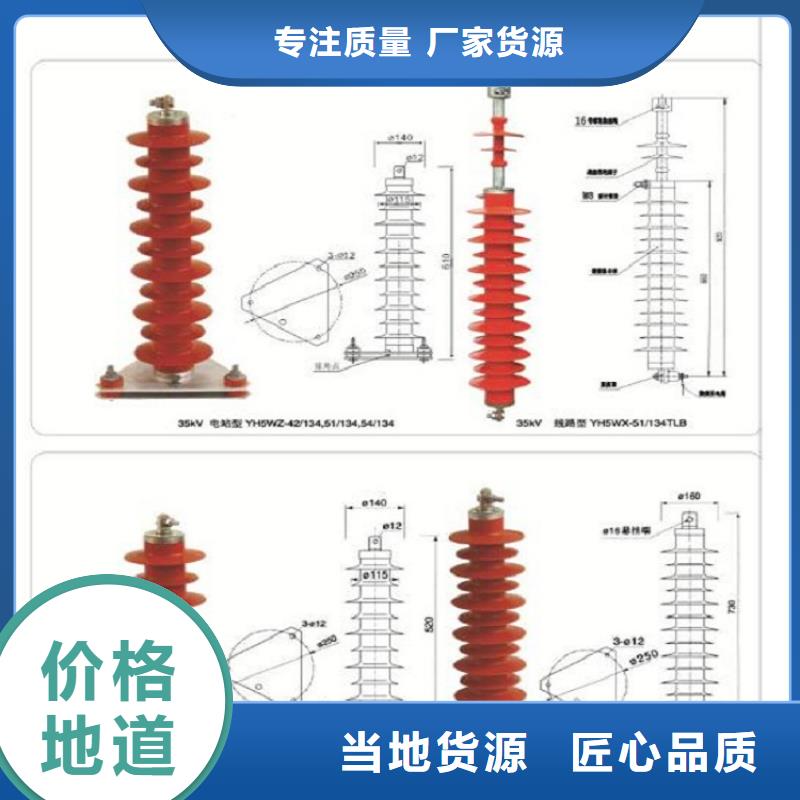 _氧化锌避雷器YH10WZ-51/134【羿振电力设备】