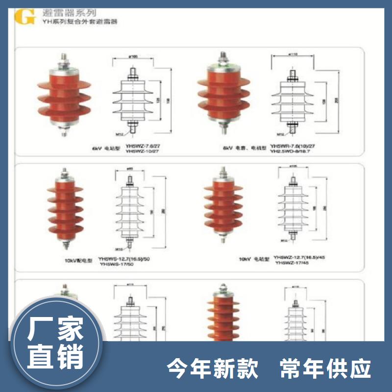 氧化锌避雷器YH1.5W5-4.8/12欢迎咨询