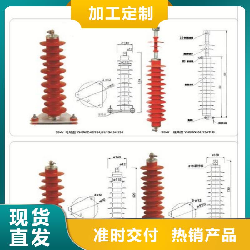 瓷外套金属氧化物避雷器Y10W-192/500