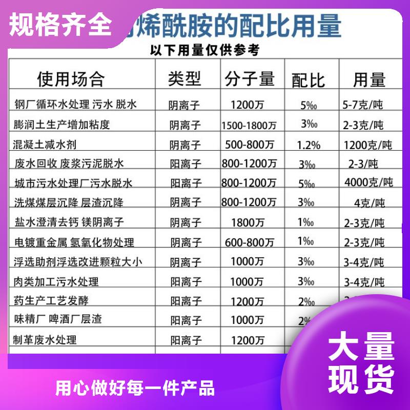 800万分子量聚丙烯酰胺队伍