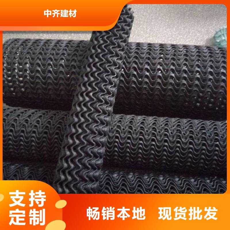 硬式透水管钢塑土工格栅专业生产制造厂
