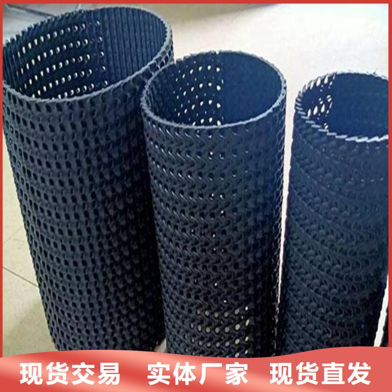 硬式透水管钢塑土工格栅专业生产制造厂