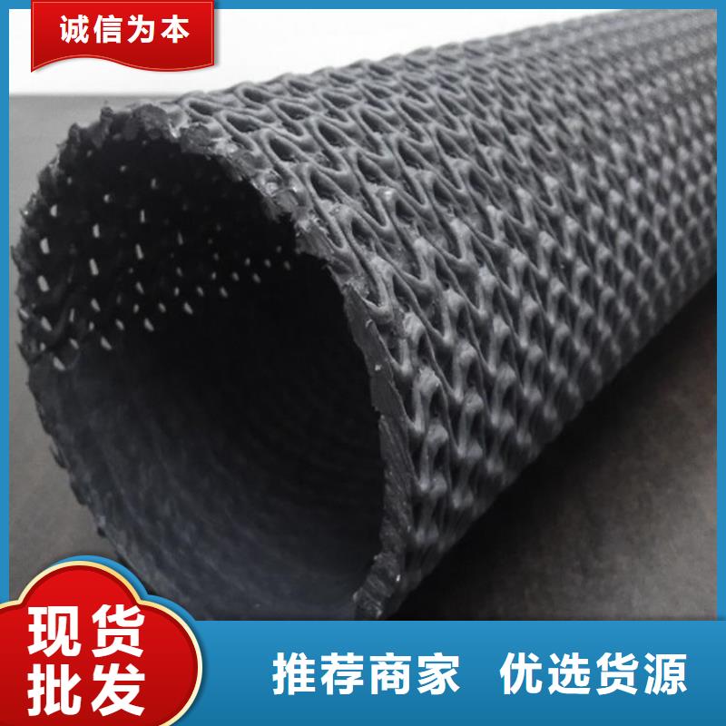 硬式透水管钢塑土工格栅专业生产制造厂