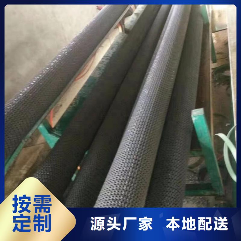 硬式透水管钢塑土工格栅源头厂源头货