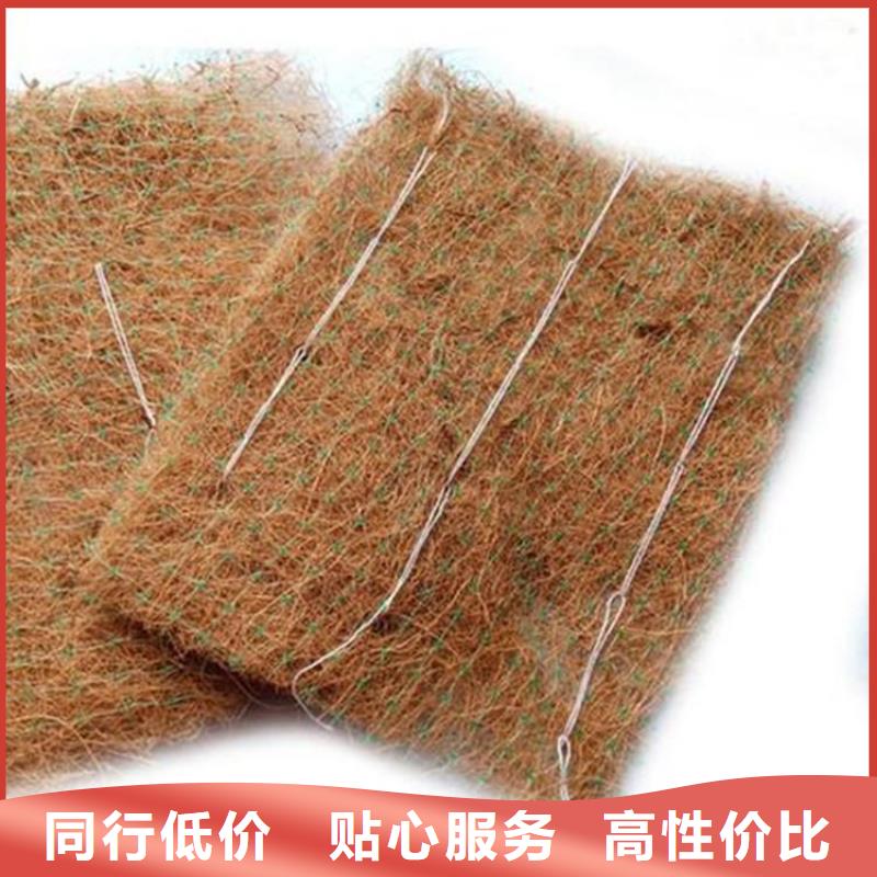 加筋抗冲生物毯-麻椰固土垫-护坡植物纤维毯
