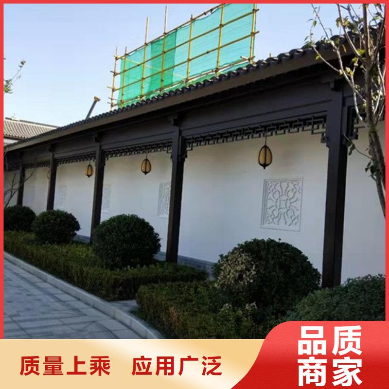 仿古铝制古建来厂考察