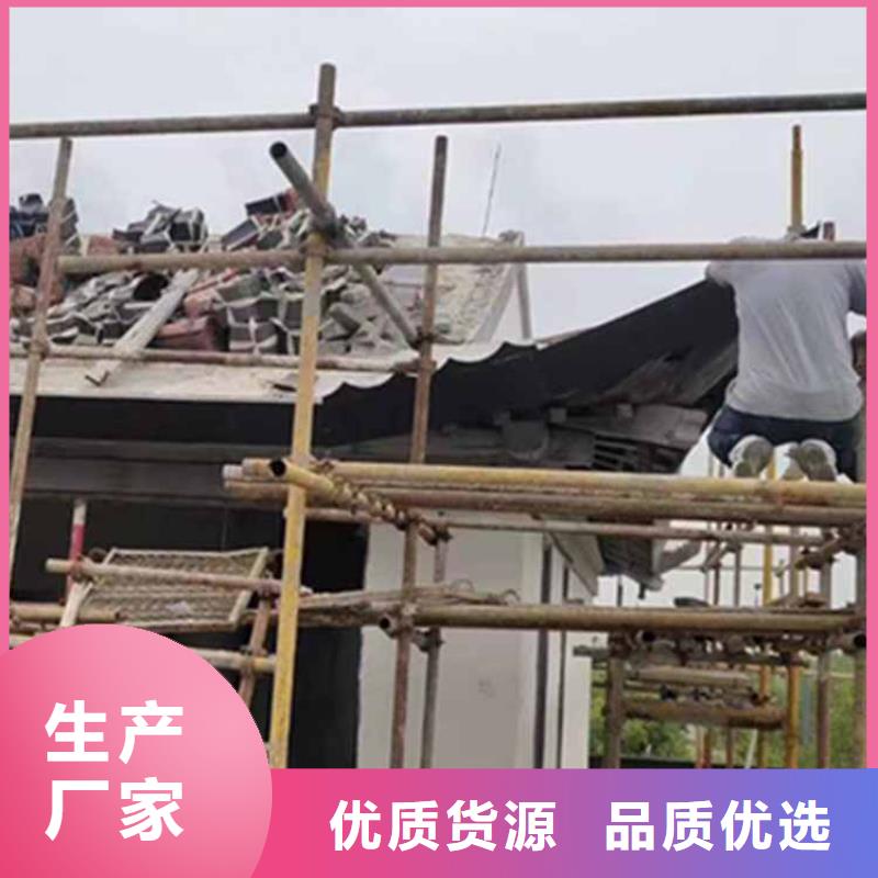 古建亭廊铝代木寺庙规格型号全