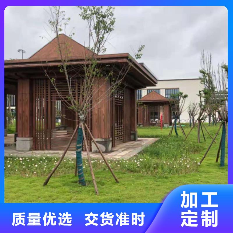 仿古园林建筑木纹漆厂家施工