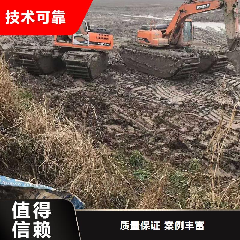 水上挖掘机租赁-【租赁湿地挖机公司】高性价比