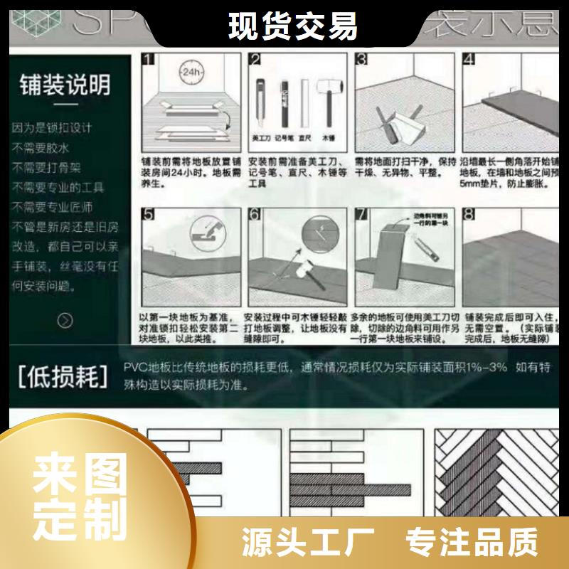 SPC石塑地板竹炭供擠木飾面廠家新品