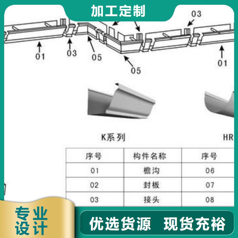 PVC成品天溝鋁合金檐槽拒絕差價