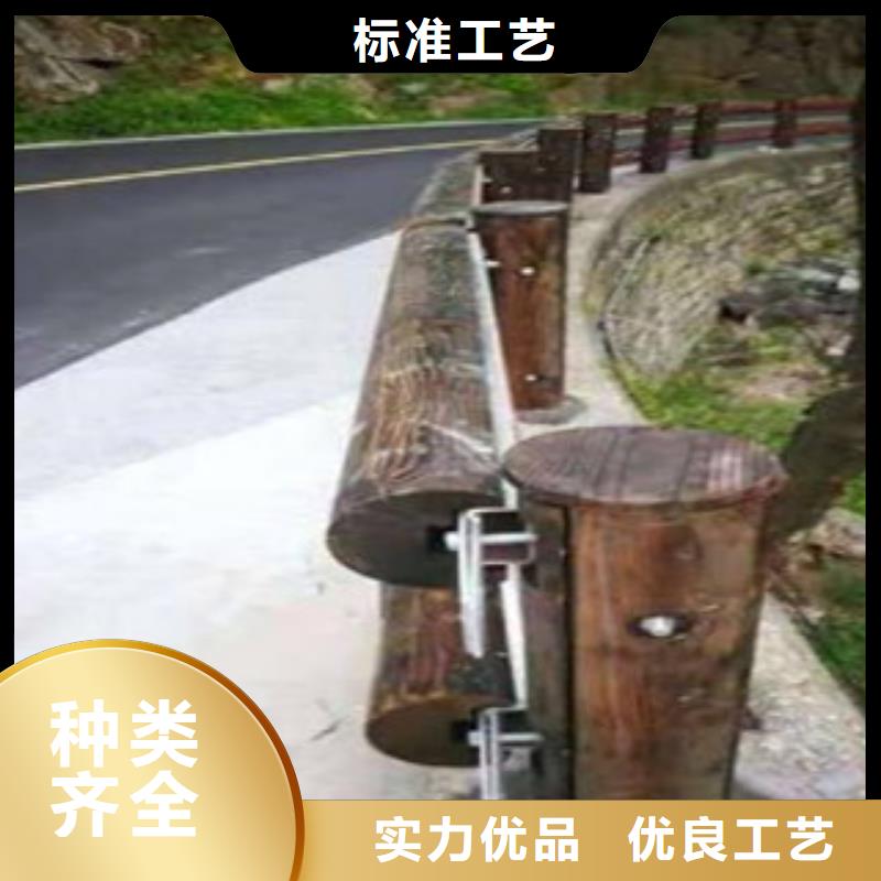【钢背木护栏】桥梁防撞护栏用心提升细节