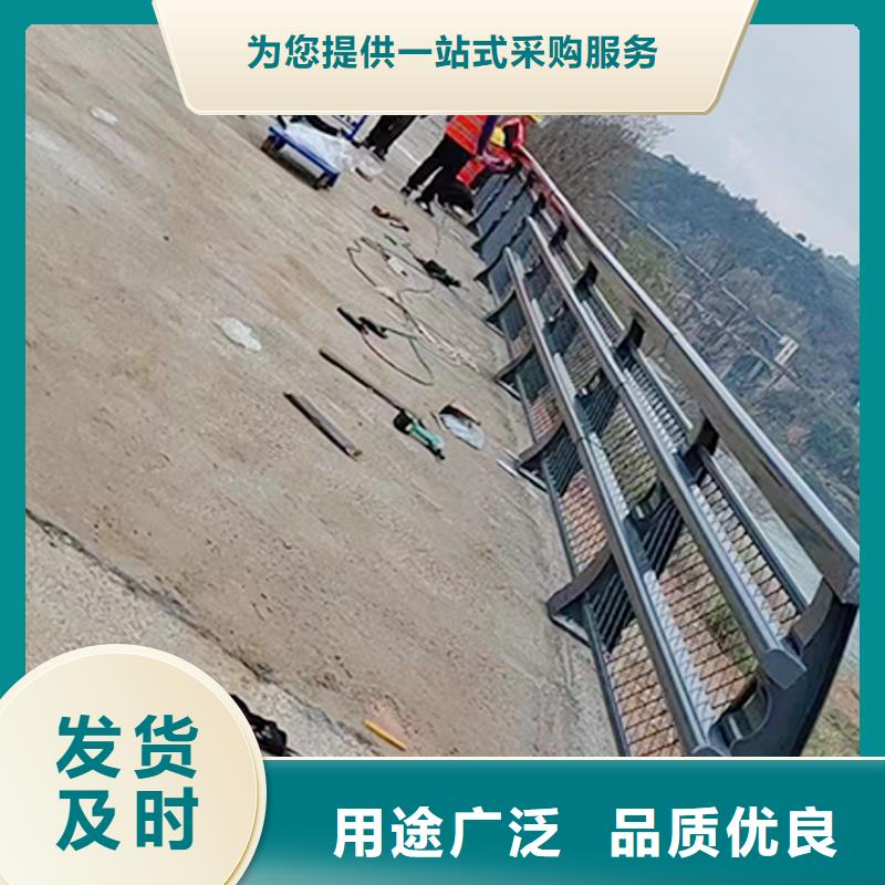 Q355B景區橋梁護欄安裝專業設計橋梁防撞護欄