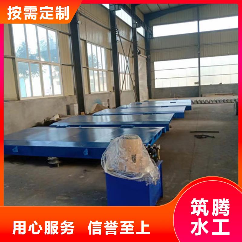 液壓雙控翻板閘門細節展示